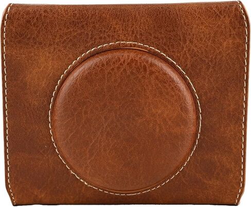 SOFORT 2 Case, Premium PU Litchi Leather FullBody Camera Case Bag Cover for Leica SOFORT 2 With Neck Strap (White) in Saudi Arabia