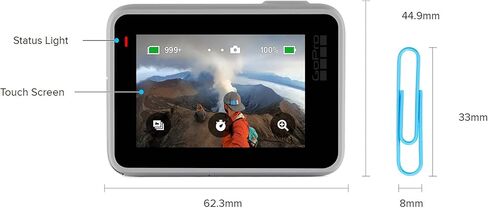 GoPro HERO7 White - تغليف التجارة الإلكترونية - كاميرا عمل رقمية مقاومة للماء مع شاشة تعمل باللمس فيديو بدقة 4K HD بدقة 10 ميجابكسل، تثبيت البث المباشر (متجدد) in Kuwait