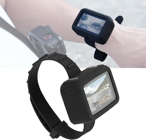 سوار معصم من السيليكون من CAPART لقاعدة DJI OSMO Nano Vision Dock، حامل حزام المعصم لتثبيت الدراجة in Kuwait