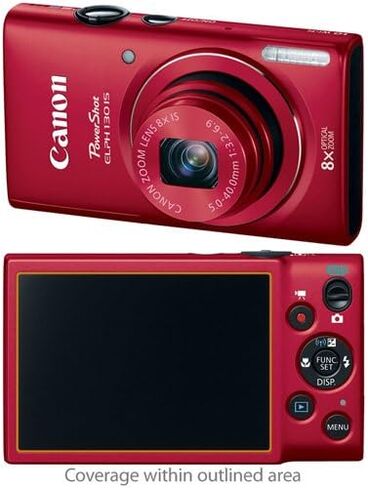 واقي شاشة BoxWave متوافق مع Canon Powershot ELPH 130IS - ClearTouch مضاد للتوهج (عبوتان)، غلاف غشاء غير لامع مضاد لبصمات الأصابع in Kuwait