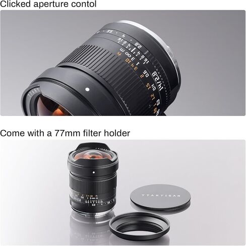 TTARTISAN 14 مم F2.8 لكاميرات Nikon Z، زاوية واسعة للغاية وفتحة كبيرة لكاميرات Nikon Z Mount Z5 Z6 Z7 Z6II Z6III Z7II Z9 Z8 ZF ZFC Z30 Z50 Z50II in Saudi Arabia