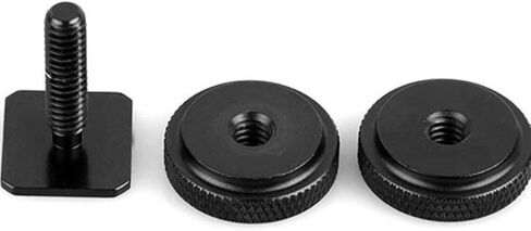 DECHOUS 3pcs Dual-Layer 1/4 Inch Metal Hot Shoe Mount Adapter Screw for DSLR Camera Rig, Flash Shoe Stand, Tripod Screw Converter Compatible with Video Lights and Camcorders in Kuwait