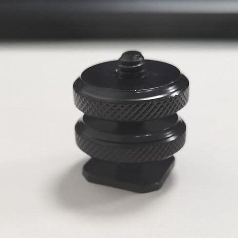 DECHOUS 3pcs Dual-Layer 1/4 Inch Metal Hot Shoe Mount Adapter Screw for DSLR Camera Rig, Flash Shoe Stand, Tripod Screw Converter Compatible with Video Lights and Camcorders in Kuwait