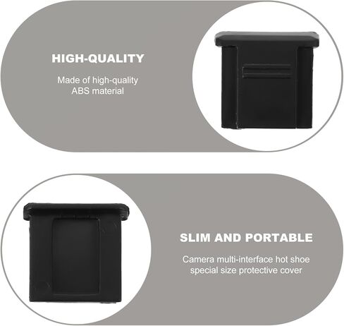 NUOBESTY 4 Pcs Camera Hot Shoe Cap Protector Cover Hot Shoe Mount Cap for DSLR Cameras Dustproof Photography Accessory Compatible with Flash in Saudi Arabia