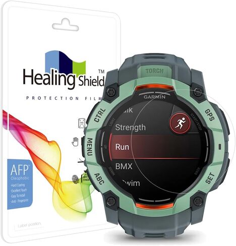 واقي شاشة Healingshield مضاد لبصمات الأصابع ومضاد للوهج متوافق مع GARMIN Instinct3 AMOLED 50 مم in Saudi Arabia