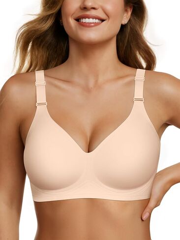 Oeak Womens Seamless Bras Bra مريحة لا يوجد underwire دعم كامل bralette دفع أعلى بالإضافة in Saudi Arabia