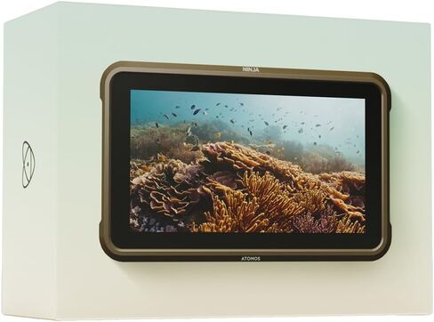 شاشة تسجيل Atomos Ninja 5.2 بوصة 4K HDMI + حزمة SSD سعة 240 جيجابايت SE4 2.5 بوصة - مسجل كاميرا محمول لكاميرات DSLR والسينما والكاميرات بدون مرايا in Saudi Arabia