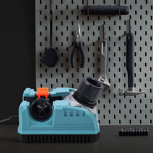 Drill Bit Sharpener for 3/32" to 3/4" Bits, Sharpens HSS and Carbide,115°-140° Angle Adjustment,Sharpening Tool for Home,Work & DIY in Saudi Arabia