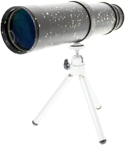 10X50 Single Tube Outdoor Telescope, High-Power Large Eyepiece, All Metal in Kuwait