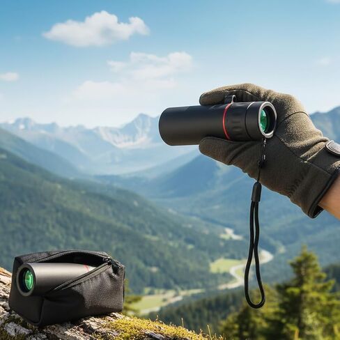 2000x25 Mini Monocular Telescope for Adults - High Power Compact Pocket Scope for Concerts, Camping, Bird Watching & Travel in Saudi Arabia