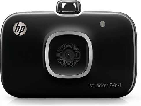 HP Sprocket 2-in-1 Portable Photo Printer & Instant Camera, Print Social Media Photos on 2x3 Sticky-Backed Paper in Saudi Arabia