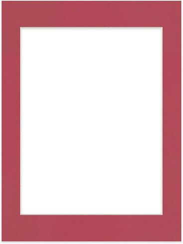 Poster Palooza Mulberry Red Mat Board for 18x24 Frames - Fits 15x21 Photos - 1 Mat in Saudi Arabia