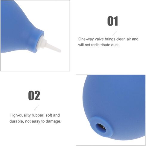 Mikikit Camera Lens Air Blower Mini Compressed Air Pump for DSLR and Electronics Dust Removal for Photography Equipment and Outdoor Use in Saudi Arabia