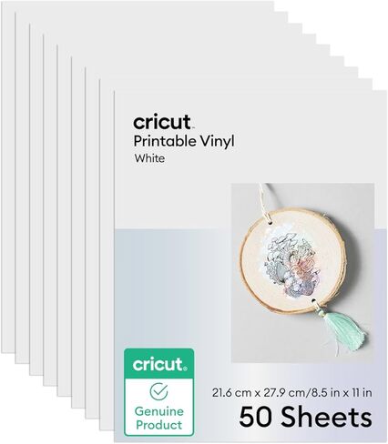 فينيل Cricut® القابل للطباعة لطابعات الليزر - 8.5 في × 11 بوصة (25 م) in Kuwait