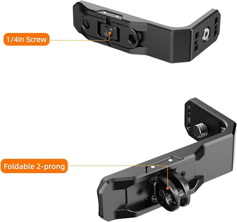 دعامة تثبيت أفقية لملحقات Insta 360 X5، دعامة L مع فتحة لولبية 1/4 بوصة ومحول واجهة قابل للطي لحامل Insta 360 X5 in Saudi Arabia