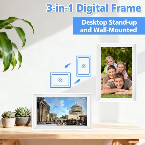 تقويم رقمي 15.6 بوصة شاشة لمس حائطية مخطط إلكتروني ومخطط عمل، عرض تفاعلي للتقويمات الذكية للعائلة لتنظيم الروتين وجداول الوجبات مع إطار صورة رقمي in Kuwait