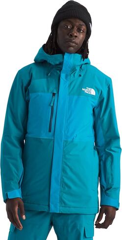 سترة معزولة للحرية من THE NORTH FACE للرجال | معطف شتوي بلمسة نهائية طاردة للماء، وغطاء رأس متوافق مع الخوذة، وجيوب بسحاب in Saudi Arabia