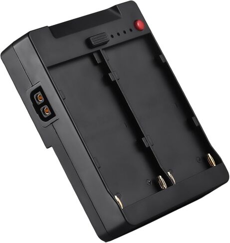 Andoer NP-F970 F750 F550 Battery Plate to V-Lock V-Mount Buckle Mount Adapter with USB-A/Type-C/DC/D-TAP Outputs in Saudi Arabia