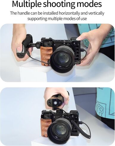 FEICHAO Side Handle 2.5mm to S2/C1/C3/N3/N1 Shutter Cable for DSLR Camera Cage (S2 Cable,Quick-Release) in Saudi Arabia