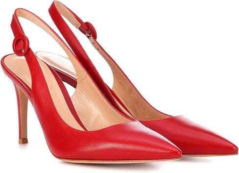 صنادل نسائية بكعب عالٍ من Stilletos بمقدمة مدببة وإبزيم خلفي وأحذية زفاف مقاس 7 سم، رمادي-44 in Kuwait
