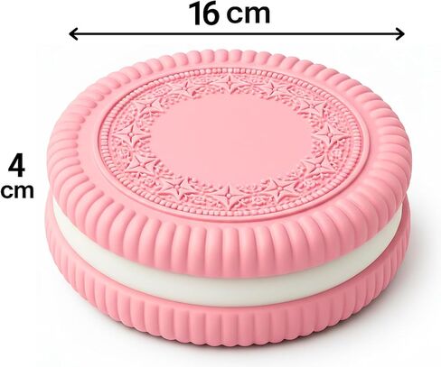 Big 12 cm taba squishy cookie black cookie biscuit piscuit تخفيف الإجهاد لزجة لزجة خفيفة ناعمة التململ ألعاب ملفات تعريف الارتباط العملاقة فيروسي in Kuwait