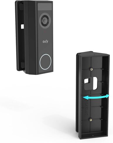 0-45 Degree Adjustable Angle Mount Compatible with eufy Security Video Doorbell C31, Black in Saudi Arabia