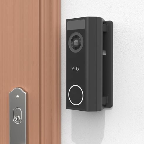 0-45 Degree Adjustable Angle Mount Compatible with eufy Security Video Doorbell C31, Black in Saudi Arabia