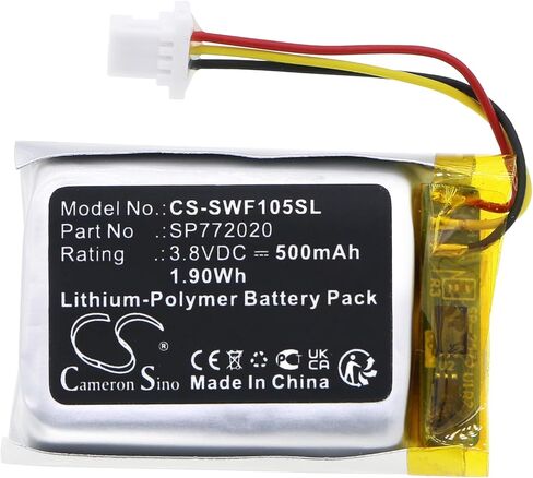Cameron Sino Battery for Sony WF-1000XM5 Charging Case PN:Sony SP772020 500mAh / 1.90Wh in Saudi Arabia