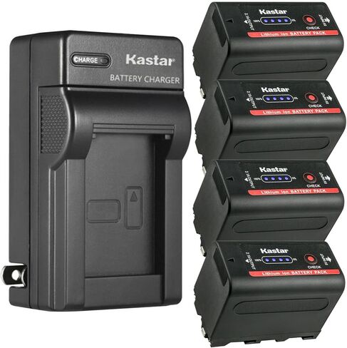Kastar NP-F780EXP بطارية 1 حزمة وشاحن حائط تيار متردد بديل لـ CCD-TR87 CCD-TR8E CCD-TR910 CCD-TR913 CCD-TR917 CCD-TR918 CCD-TR930 CCD-TR940 CCD-TR950 CCD-TR97 CCD-TRT97 CCD-TRV101 كاميرا in Kuwait