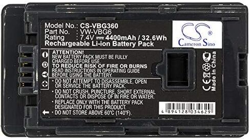 FITHOOD Replacement Battery for CGA-E625 HDC-DX1 HDC-DX1EG-S HDC-DX1GK HDC-DX1-S HDC-DX3 HDC-HS100 HDC-HS100GK HDC-HS20 HDC-HS200 HDC-HS250 HDC-HS300 in Saudi Arabia