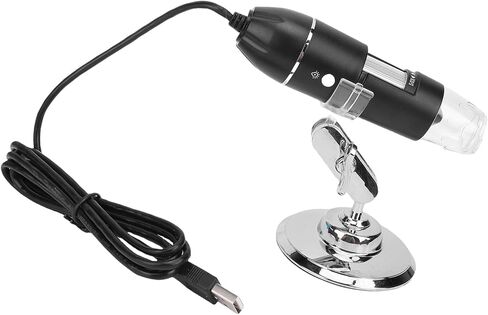مجهر 1600X، مجهر USB رقمي عالي الدقة مع تكبير 50X إلى 1600X مصابيح LED قابلة للتعديل، لإصلاح أبحاث اللحام والتعليم in Kuwait