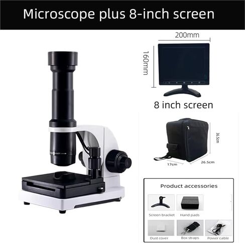 المجهر الرقمي المهنية HD المجهر الرقمي آلة التلفزيون AV USB 8''LCD in Kuwait