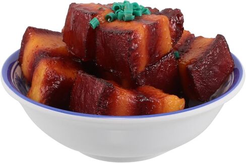 YARNOW Fake Braised Pork Belly Food Model 5.11 Inch Realistic Simulated Pork Belly Bowl Prop for Food Photography Restaurant Display and Home Decor in Saudi Arabia