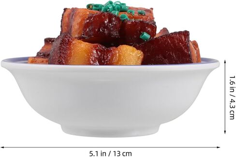 YARNOW Fake Braised Pork Belly Food Model 5.11 Inch Realistic Simulated Pork Belly Bowl Prop for Food Photography Restaurant Display and Home Decor in Saudi Arabia