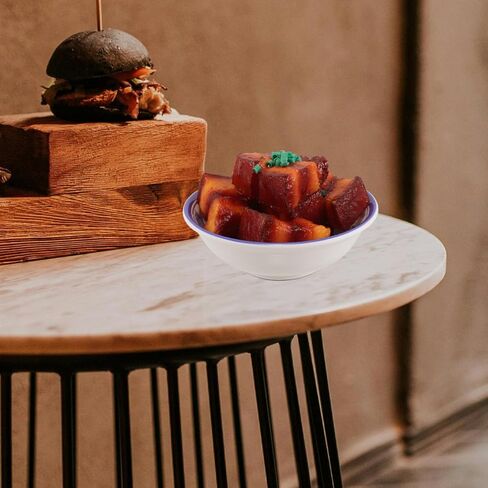 YARNOW Fake Braised Pork Belly Food Model 5.11 Inch Realistic Simulated Pork Belly Bowl Prop for Food Photography Restaurant Display and Home Decor in Saudi Arabia
