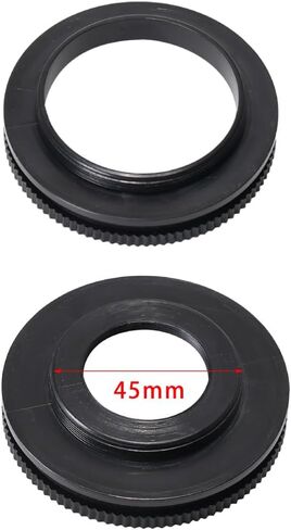Microscope Ring LED Light Adjustable 144 LED Ring Light with Adapter for Stereo Microscope Black in Saudi Arabia