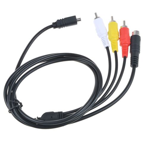 5ft AV A/V Audio Video TV-Out Cable Cord Lead Compatible with Sony Handycam DCR-HC36/e Camcorder in Saudi Arabia