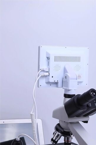 مجهر رقمي HD 7 بوصة 40X-1600X - مجهر بيولوجي مختبري احترافي USB للطلاب والمهنيين in Kuwait
