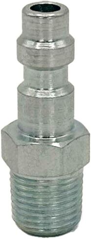 High Performance Mini Air Hose Fittings, Steel Plug, Miniature Industrial, 1/8" Plug x 1/8" Male Thread NPT, Steel (1pc) in Saudi Arabia