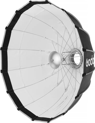 Godox S85W مظلة سريعة التحرير Softbox - 33.5 بوصة (85 سم) معدّل مكافئ مكافئ Bowens-Mount مع تصميم داخلي أبيض للاستوديو وصورة الموقع، والإضاءة العصرية والتجارية in Kuwait