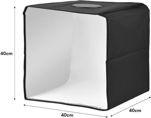 Generic صندوق إضاءة صغير محمول للتصوير الفوتوغرافي مزود طاقة USB بحجم صغير وخفيف الوزن لتصوير منتجات الاستوديو in Kuwait