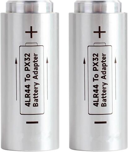 2X Camera Battery Convenient Adapter 4LR44 to PX32 for Yashica Electro 35G GT GTN GSN GST GL MG-1 Accessory in Saudi Arabia