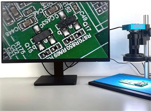 Professional Digital Microscope Camera with 130X Zoom for Phone Repair and Industrial Use in Saudi Arabia