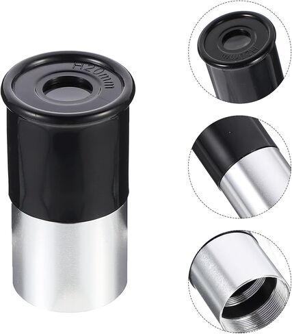 Kisangel Multi-Coated 0.965 Inch H20Mm Telescope Eyepiece Optical Glass ABS Eyepiece Accessory for Astronomical Observation and Moon Viewing in Saudi Arabia