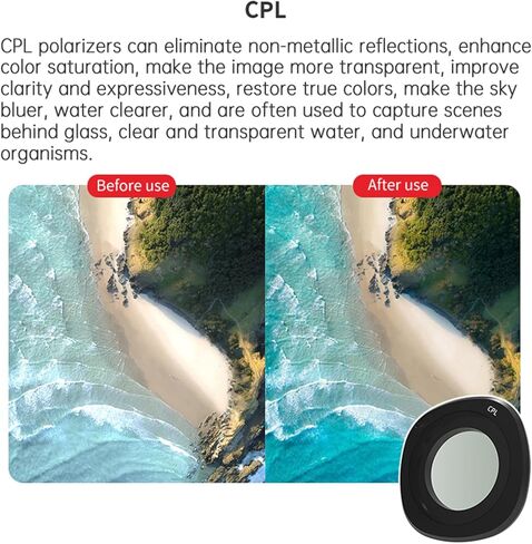 مرشح CPL لـ DJI NEO 2 Drone CPL مجموعة فلاتر حماية عدسة المرآة المستقطبة (مرشح CPL) in Saudi Arabia