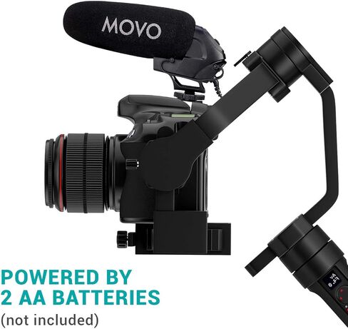 Movo VXR3030 Camera Shotgun Microphone - Supercardioid Microphone with Headphone Monitoring for DSLR's, Mirrorless, Recorders, and Camcorders in Saudi Arabia