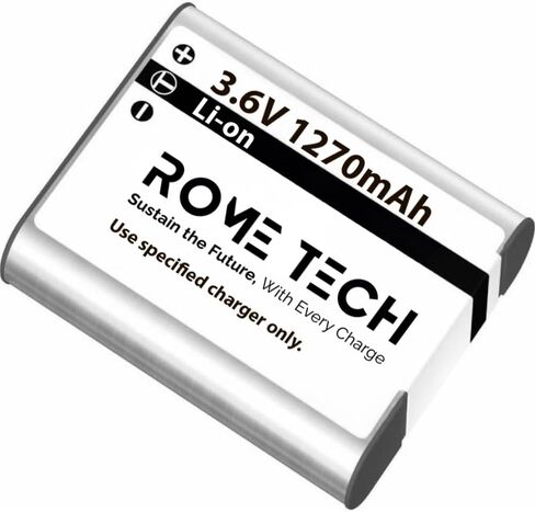 Rome Tech LI-92B 3.6V Lithium-ion Battery Replacement, 1270mAh, Compatible with Olympus Tough TG-5, Tough TG-6, Tough TG-7 Cameras – High Capacity Rechargeable – 1-Pack in Saudi Arabia