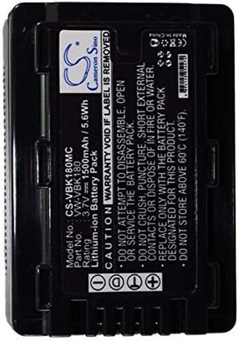 بطارية بديلة لباناسونيك HC-V10 HC-V100 HC-V100EG-K HC-V100EG-W HC-V100K HC-V100M HC-V100MK HC-V10EB-K HC-V10EB-R HC-V10EG-K in Kuwait