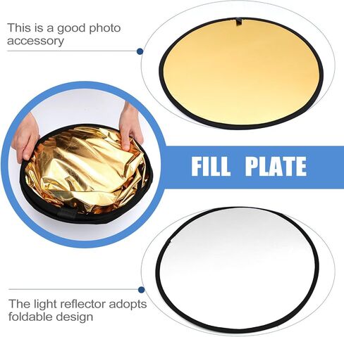NUOBESTY 80cm 5-in-1 Photography Flash Reflector Diffuser, Portable Foldable Light Reflector for DSLR Cameras, Photo and Video Lighting Accessories for Outdoor and Studio Use in Saudi Arabia