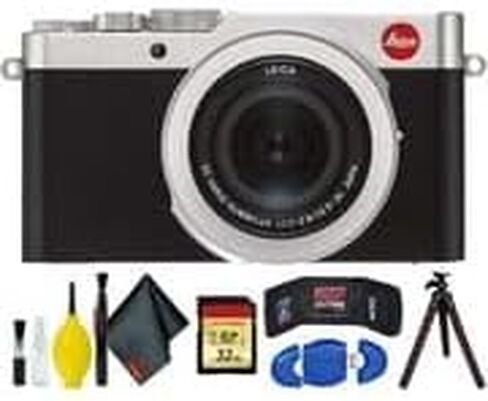 تتضمن كاميرا Leica D-Lux 7 الرقمية ذاكرة سعة 32 جيجابايت وحامل ثلاثي القوائم مرن in Kuwait
